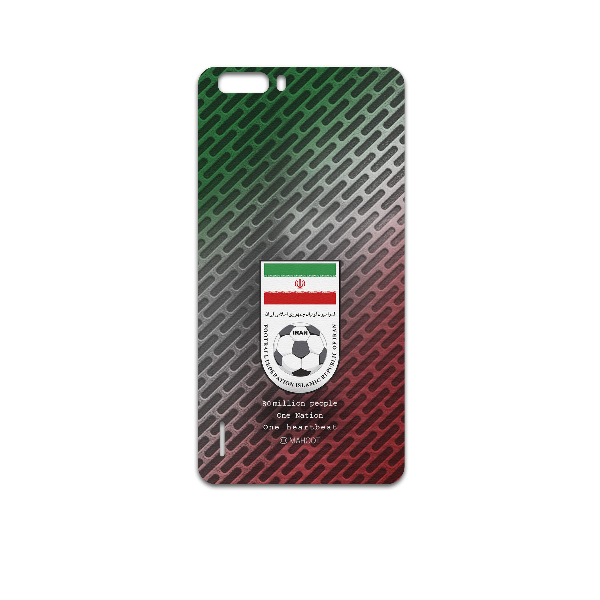 برچسب پوششی ماهوت مدل Iran-National-Football-Team مناسب برای گوشی موبایل آنر 6 Plus