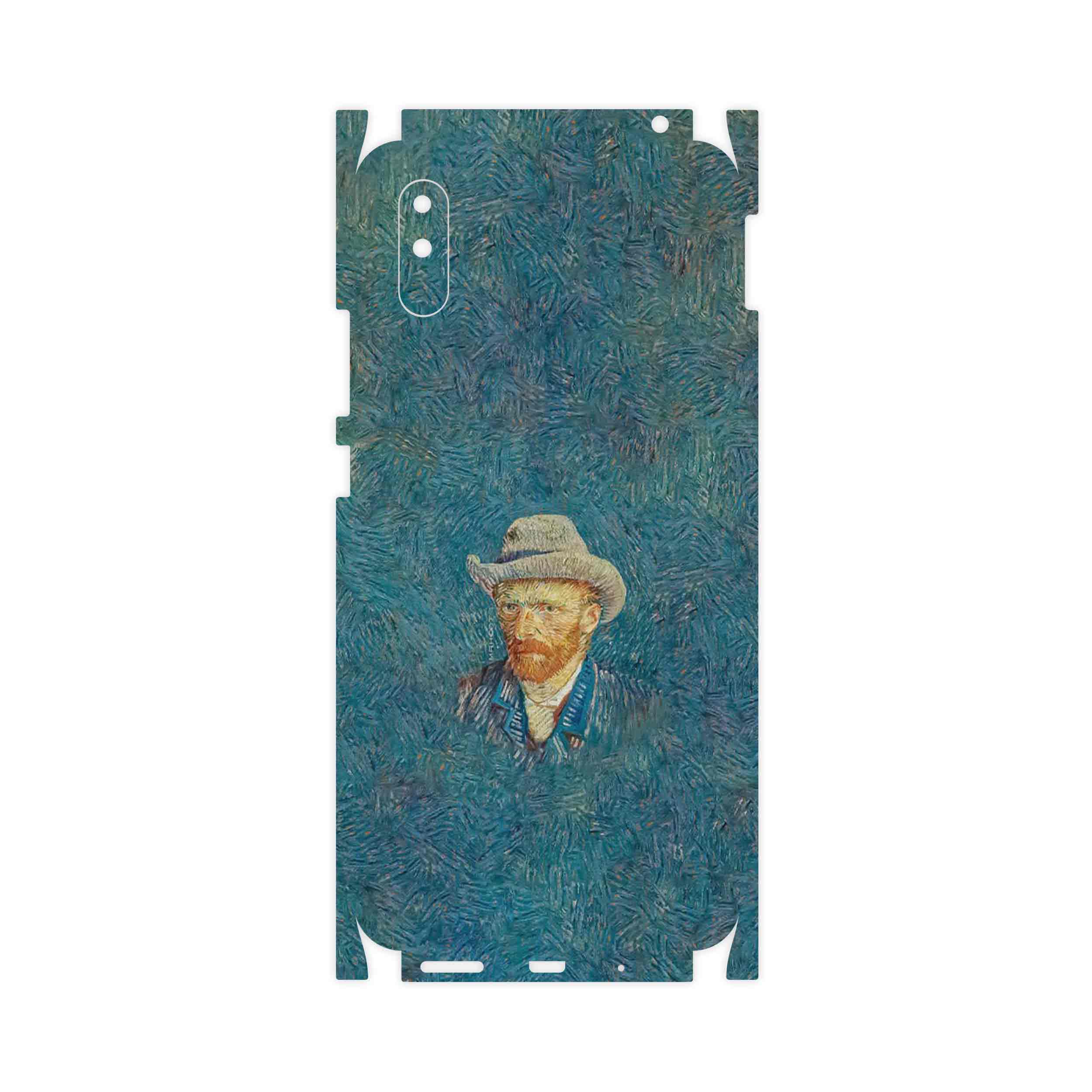 برچسب پوششی ماهوت مدل Self portrait with a gray felt hat-FullSkin مناسب برای گوشی موبایل شیائومی Redmi 9i Sport