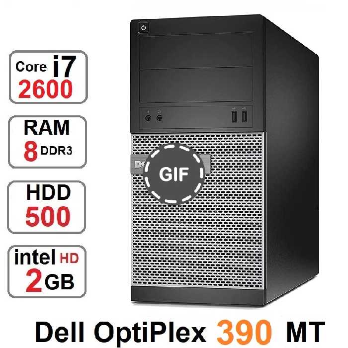 کامپیوتر DELL OPTIPLEX 390 MT Core i7 2600 رم 8 هارد500