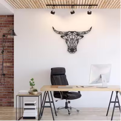 دیوارکوب مدل سر گاو کد C36