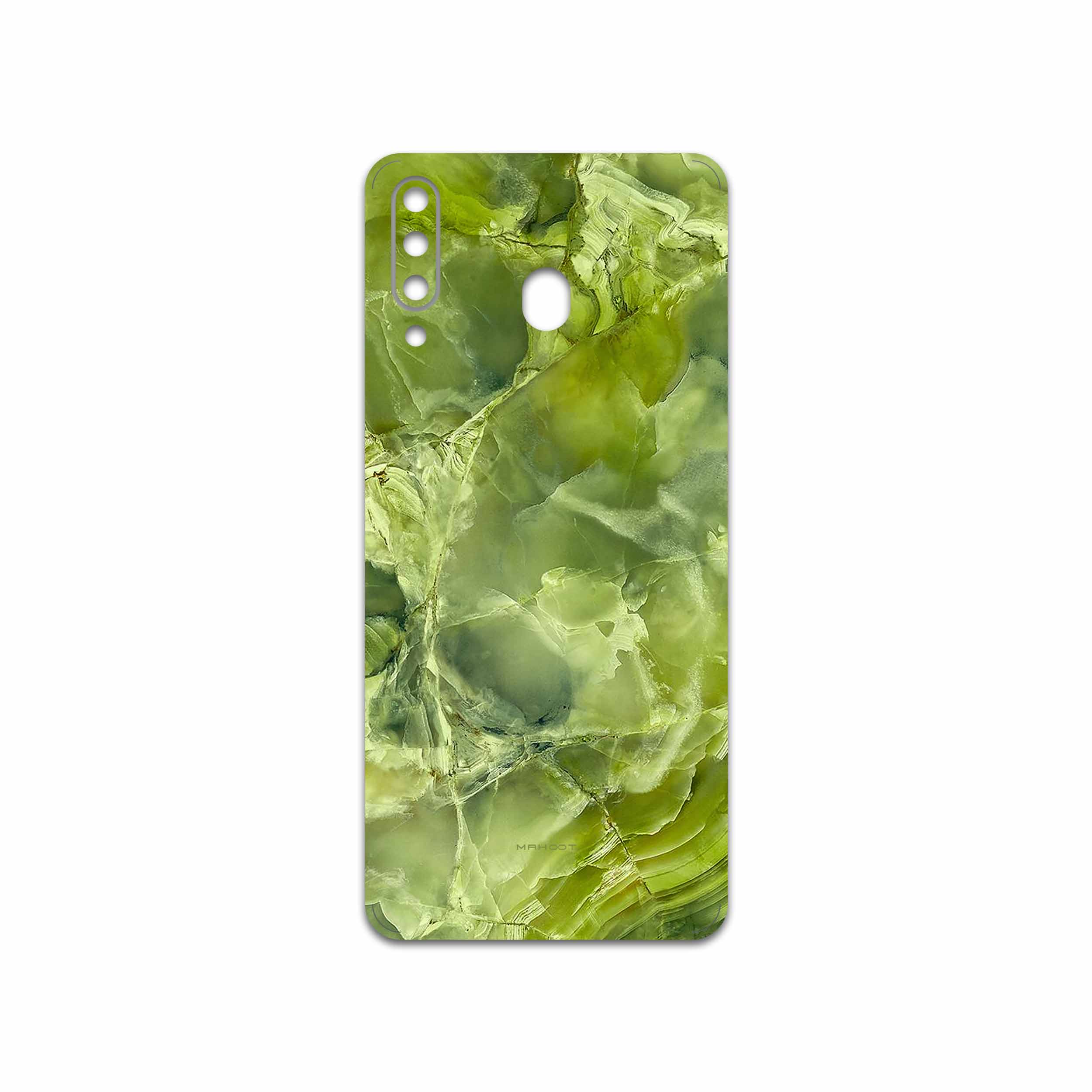 برچسب پوششی ماهوت مدل Green Crystal Marble مناسب برای گوشی موبایل سامسونگ Galaxy M30