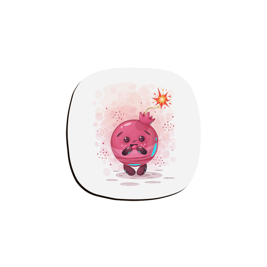 زیر لیوانی ترمه طراحان ایده مدل انار شیطون کد cfp1900