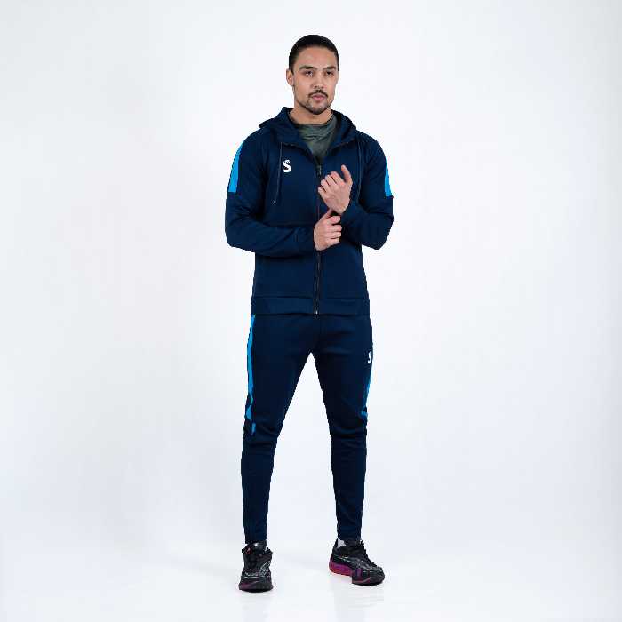 گرمکن شلوار 5122 سورمه ای/ فیروزه ای سینا اسپرت