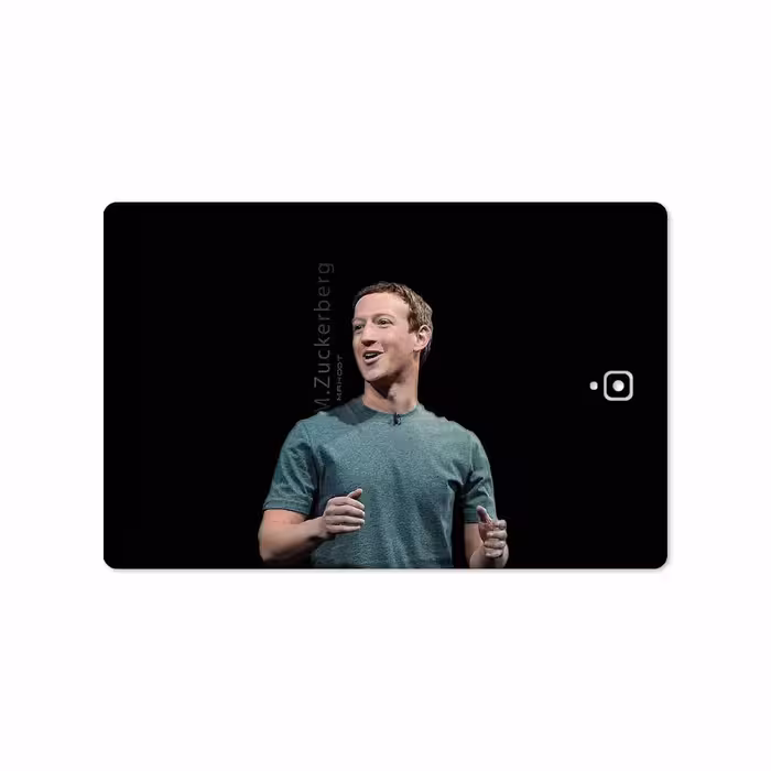 برچسب پوششی ماهوت مدل Mark Zuckerberg مناسب برای تبلت سامسونگ Galaxy Tab S3 9.7 2017 T820
