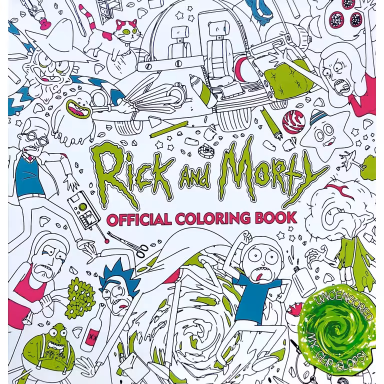 رنگ آمیزی ریک و مورتی (Rick and Morty)