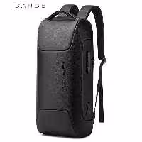 کوله پشتی چرم ضد سرقت لپ تاپ 15.6 اینچ یو اس بی دار بنج  Bange BG-6622 Tas Laptop Backpack Kulit Sapi Asli 15.6 Inch