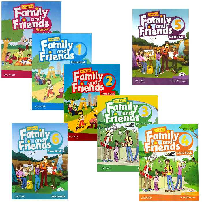 کتاب Family and Friends 2nd اثر Naomi Simmons انتشارات هدف نوین 7 جلدی