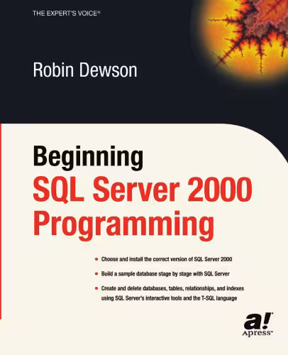 خرید و دانلود نسخه کامل کتاب Beginning SQL Server 2000 Programming