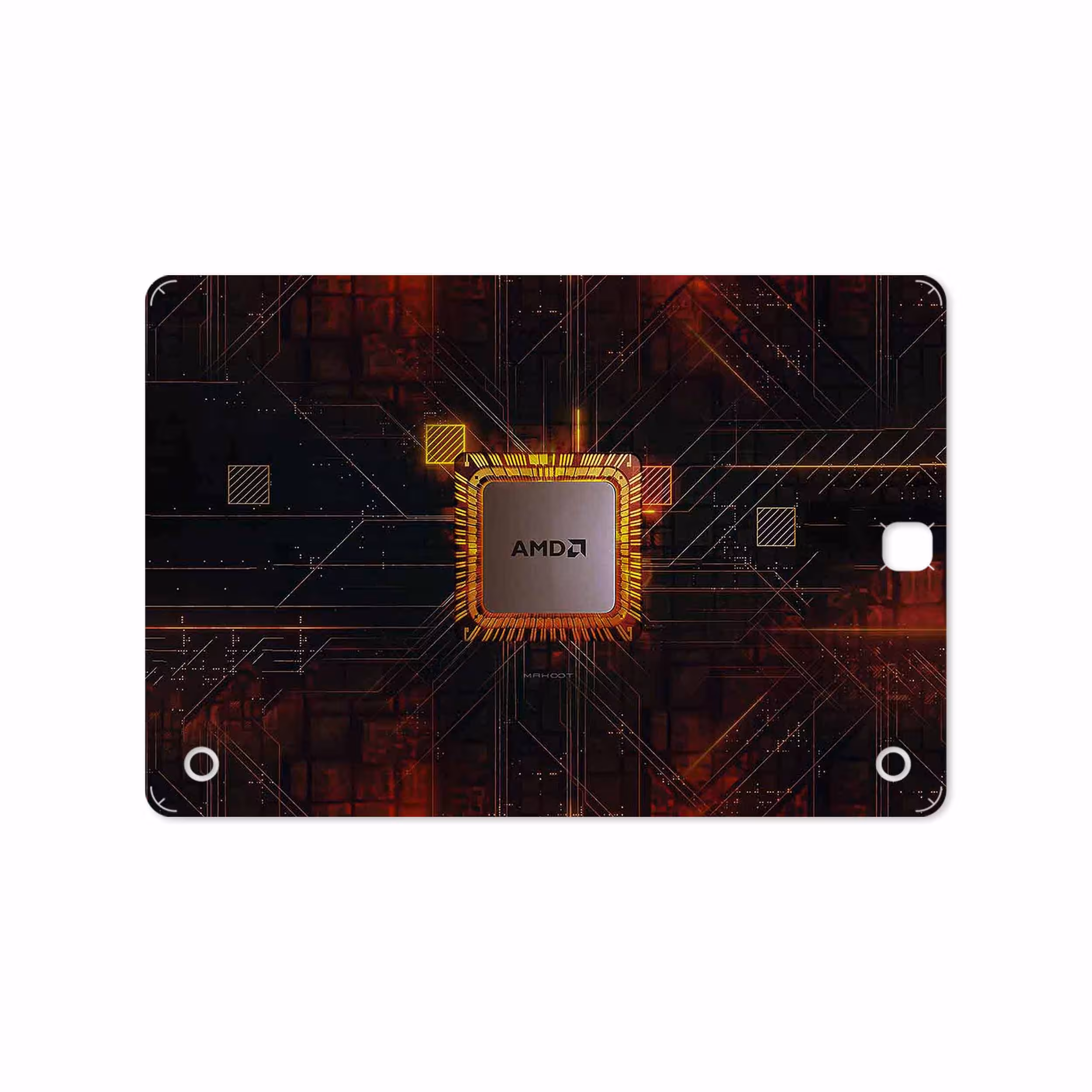 برچسب پوششی ماهوت مدل AMD Brand مناسب برای تبلت سامسونگ Galaxy Tab A 9.7 2015 T555