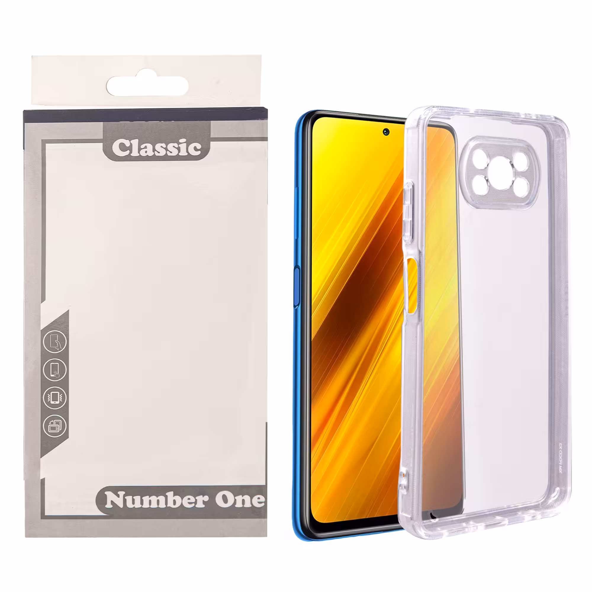کاور کلاسیک مدل KHO.27 طرح شفاف مناسب برای گوشی موبایل شیائومی POCO X3 PRO / POCO X3