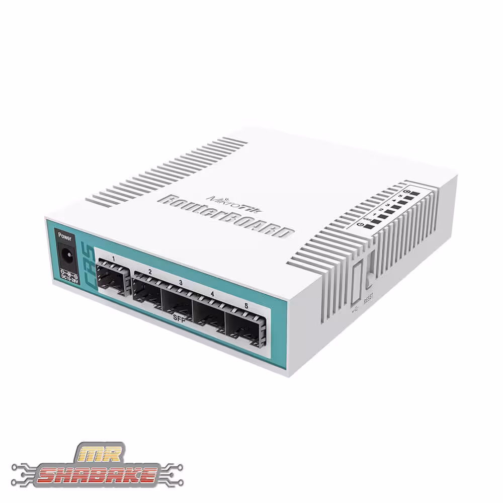 مشخصات، قیمت و خرید روتر سوئیچ میکروتیک CRS106-1C-5S | مستر شبکه