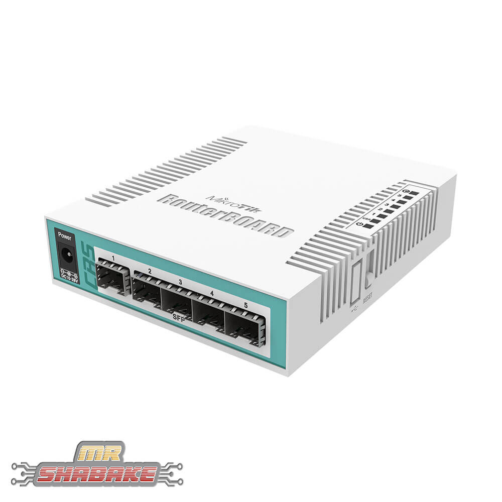 مشخصات، قیمت و خرید روتر سوئیچ میکروتیک CRS106-1C-5S | مستر شبکه