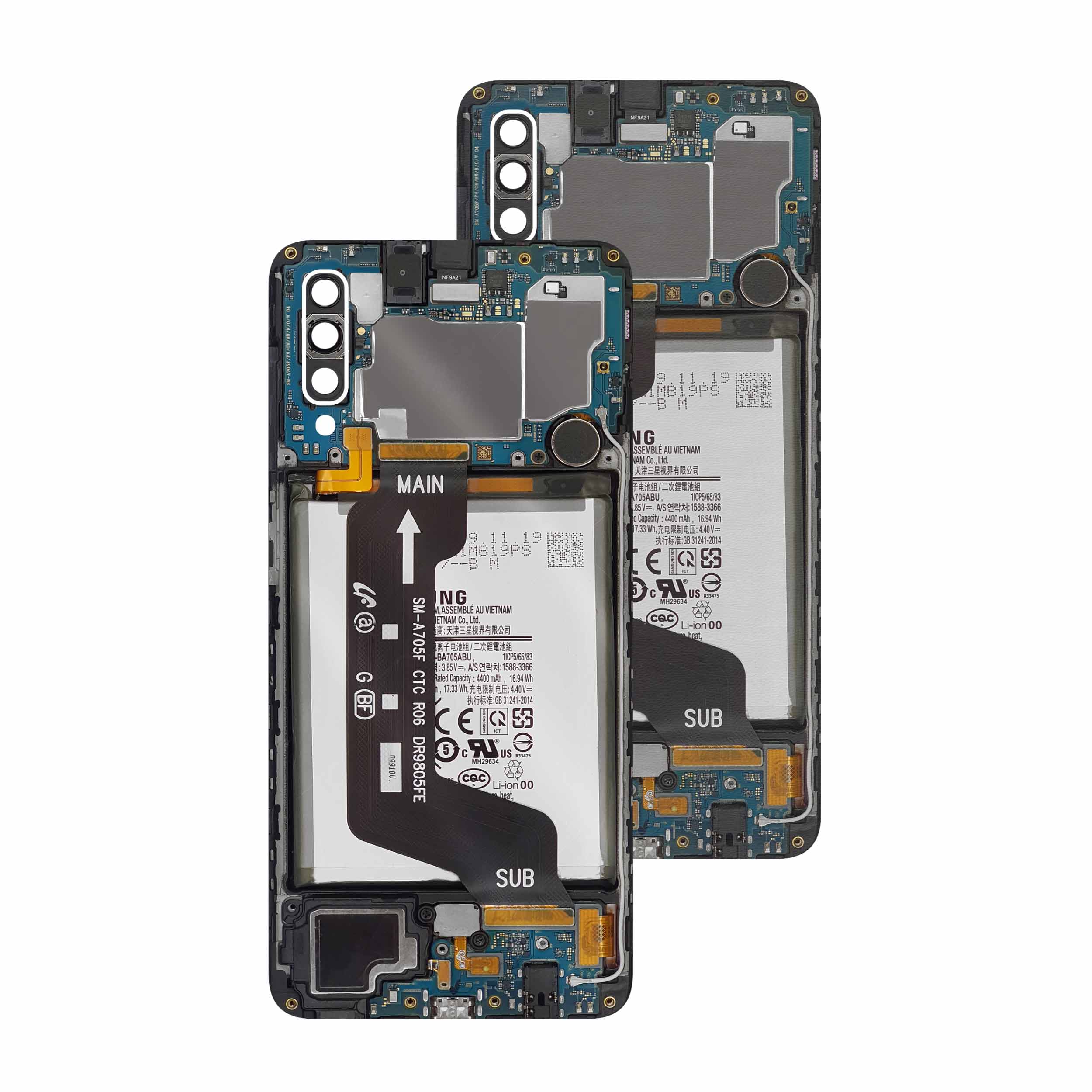 برچسب پوششی ماهوت مدل Underskin VIVID مناسب برای گوشی موبایل سامسونگ Galaxy A70 بسته دو عددی