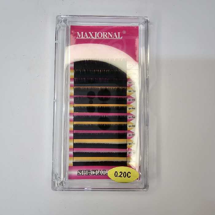 مکس ژورنال مژه کاشت ردیفی مدل 0.20C میکس از سایز 7 تا 13