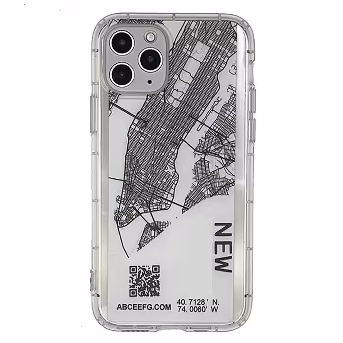 کاور طرح نقشه مدل MAP مناسب برای گوشی موبایل اپل IPHONE 11 PRO MAX
