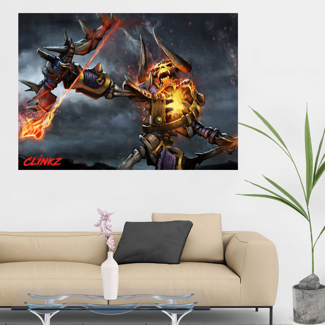 تابلو شاسی گالری استاربوی طرح Clinkz مدل بازی Dota 2