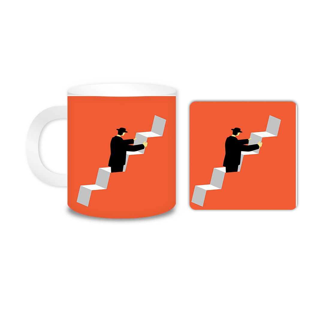 ماگ مدل مرد کد 1039 به همراه زیر لیوانی