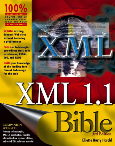خرید و دانلود نسخه کامل کتاب XML 1.1 Bible