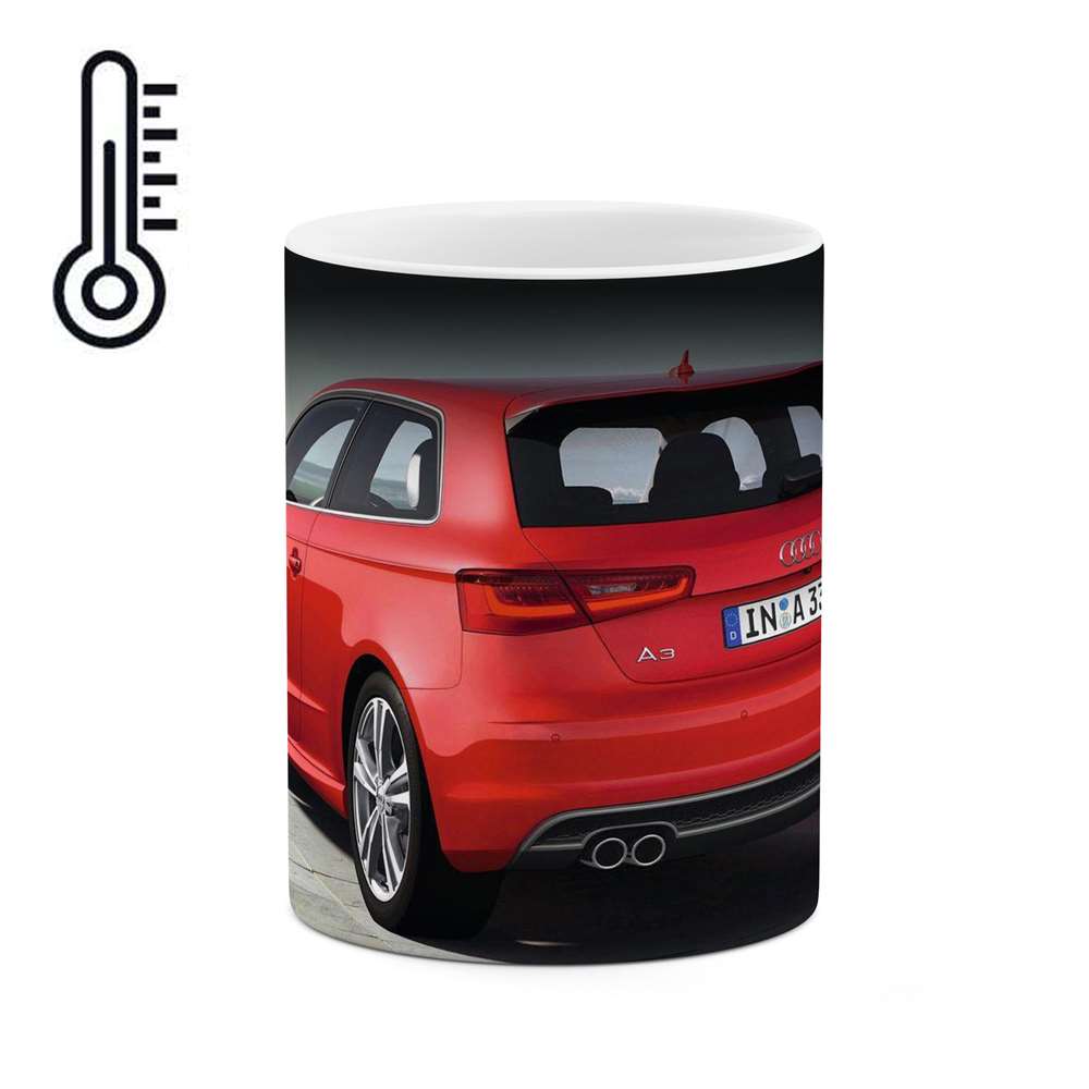 ماگ حرارتی طرح ماشین Audi A3 مدل mgph15200