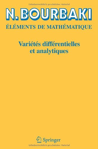 خرید و دانلود نسخه کامل کتاب Varietes differentielles et analytiques: fascicule de resultats