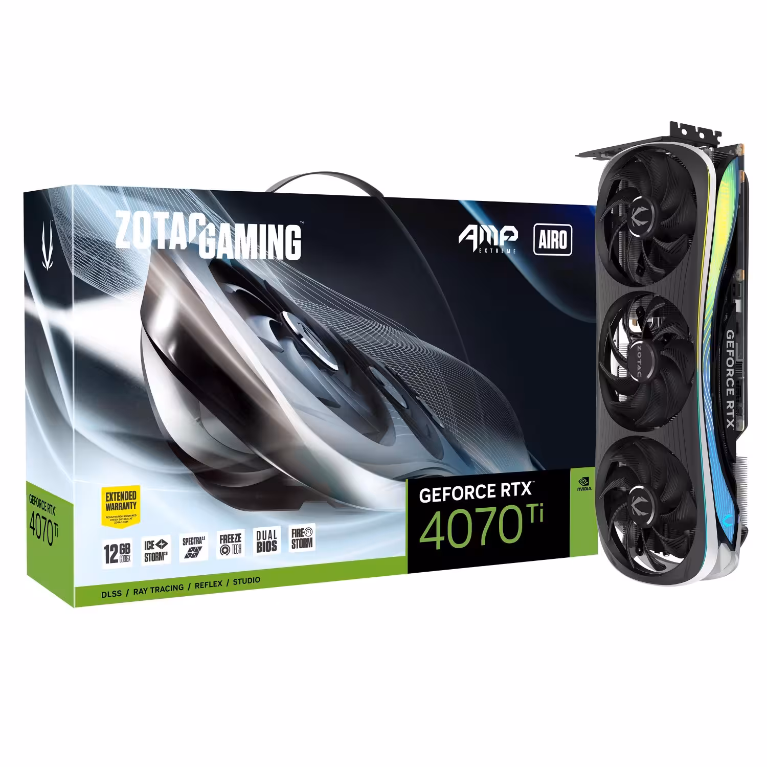 کارت گرافیک زوتاک مدل RTX 4070 Ti AMP Extreme AIRO