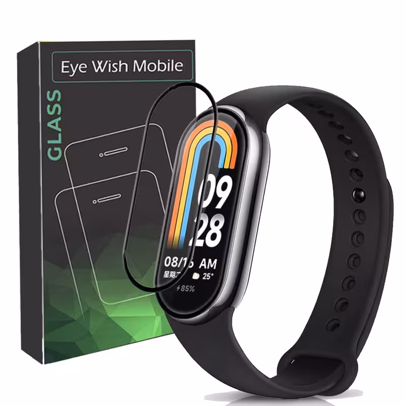 محافظ صفحه نمایش آی ویش مدل PMMA مناسب برای ساعت هوشمند شیائومی Mi Band 8 / Mi Band 9 | کالا برتری