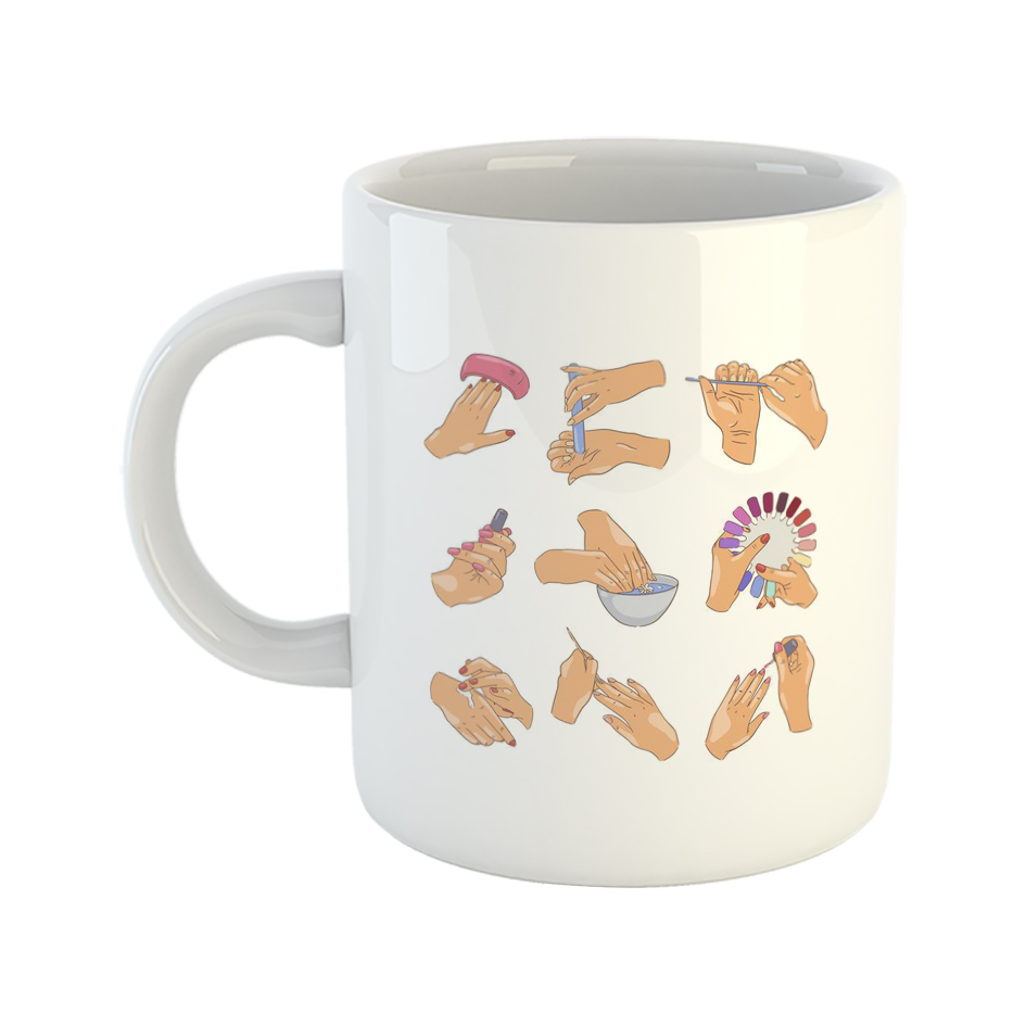 ماگ مدل ناخن