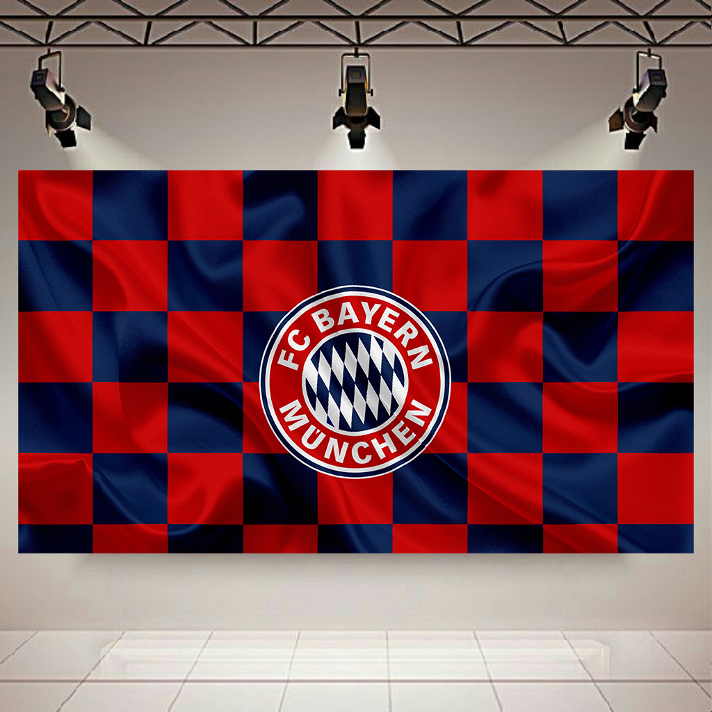 تابلو بوم طرح پرچم فوتبال مدل بایرن مونیخ کد AR7730