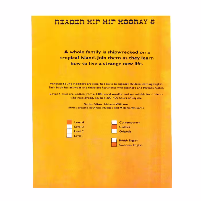 کتاب Hip Hip Hooray 5 Readers Book The Swiss Family Robinson اثر Johann David Wyss انتشارات آرماندیس