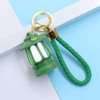 سرکلیدی آویز کیف فانوس چراغ دار سبز 37290