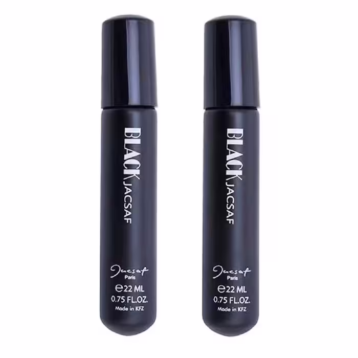 عطر جیبی مردانه ژک ساف مدل Black حجم 22 میلی لیتر بسته 2 عددی