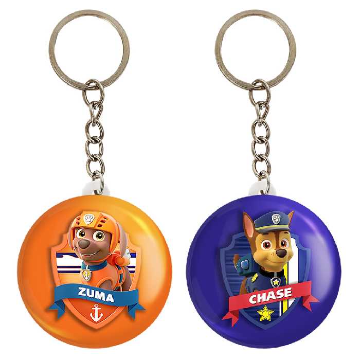 جاکلیدی خندالو مدل زومبا و چیس سگ های نگهبان کد 47144715 مجموعه 2 عددی