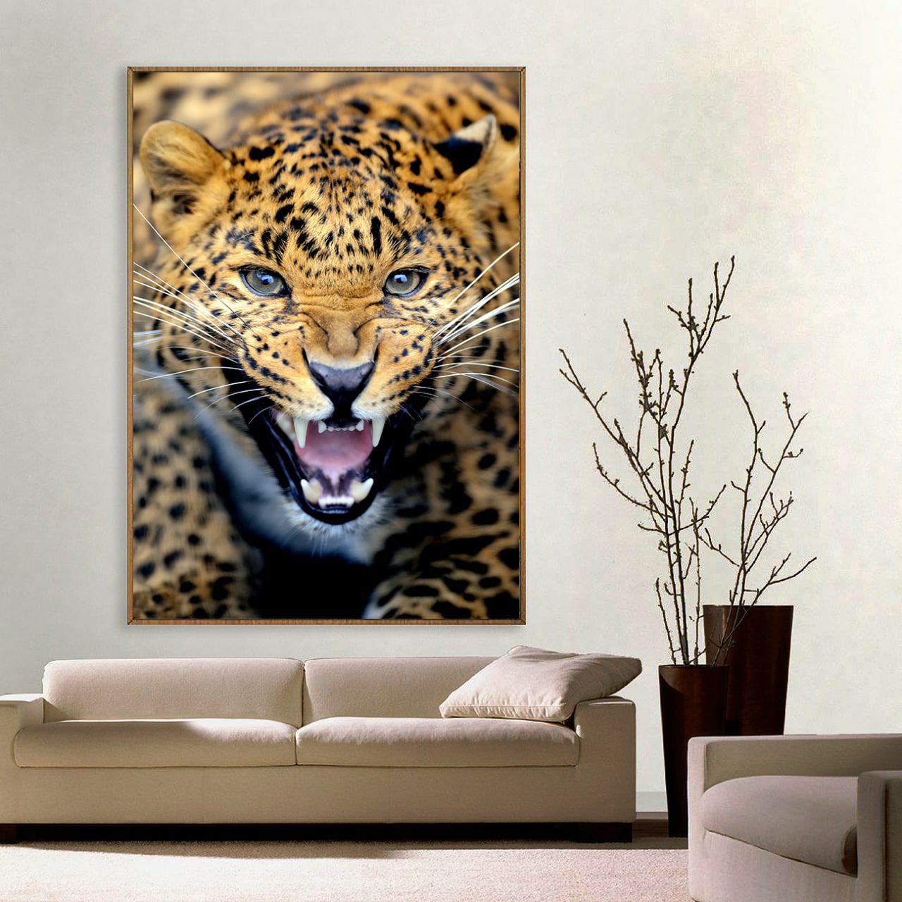 تابلو طرح یوز پلنگ کد 0010