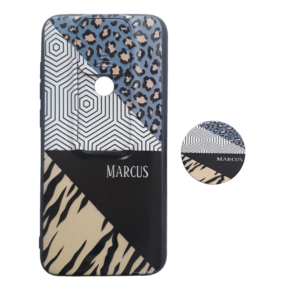 کاور طرح مارکو کد S6397 مناسب برای گوشی موبایل شیائومی Redmi Note 9 به همراه پایه نگهدارنده