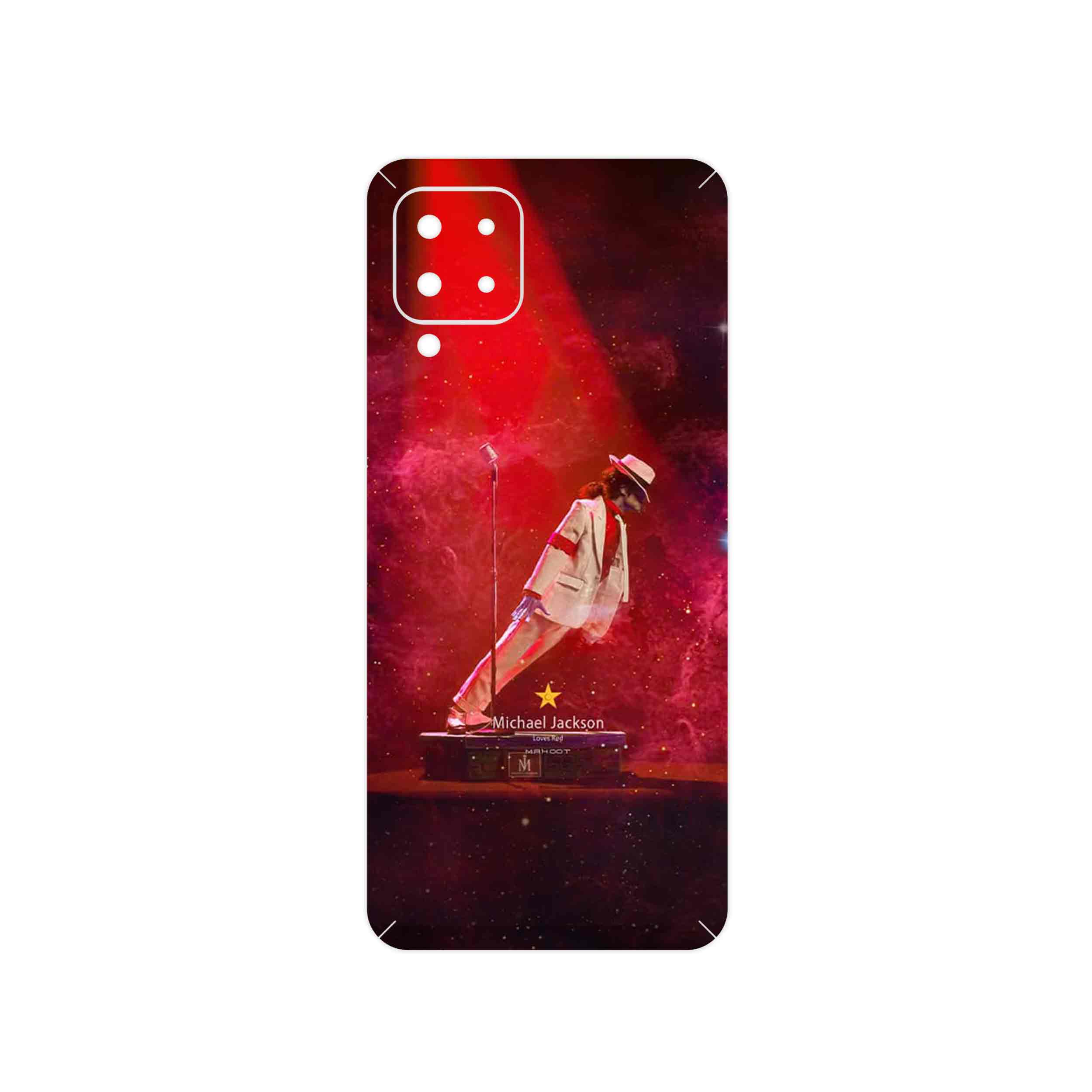 برچسب پوششی ماهوت مدل Michael Jackson مناسب برای گوشی موبایل سامسونگ Galaxy M22