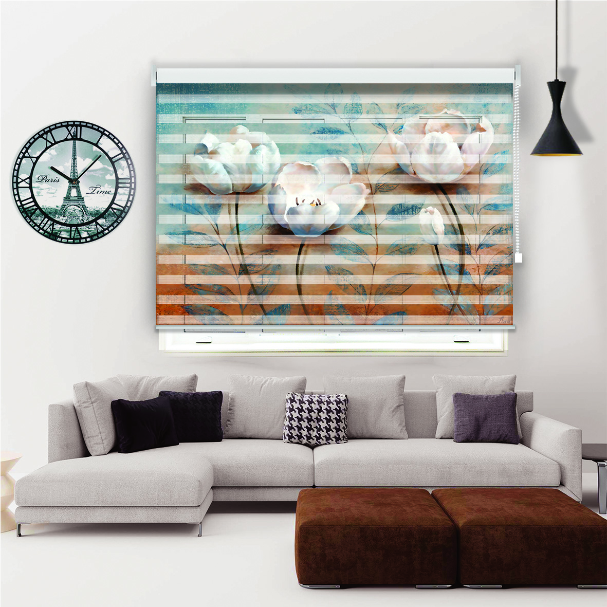  پرده زبرا مدل TD-15 سایز 135x180 سانتی متر