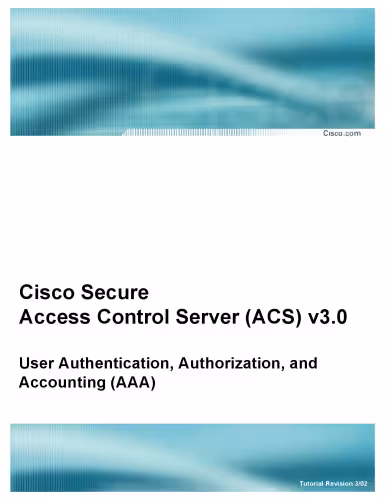 خرید و دانلود نسخه کامل کتاب Cisco secure access control server