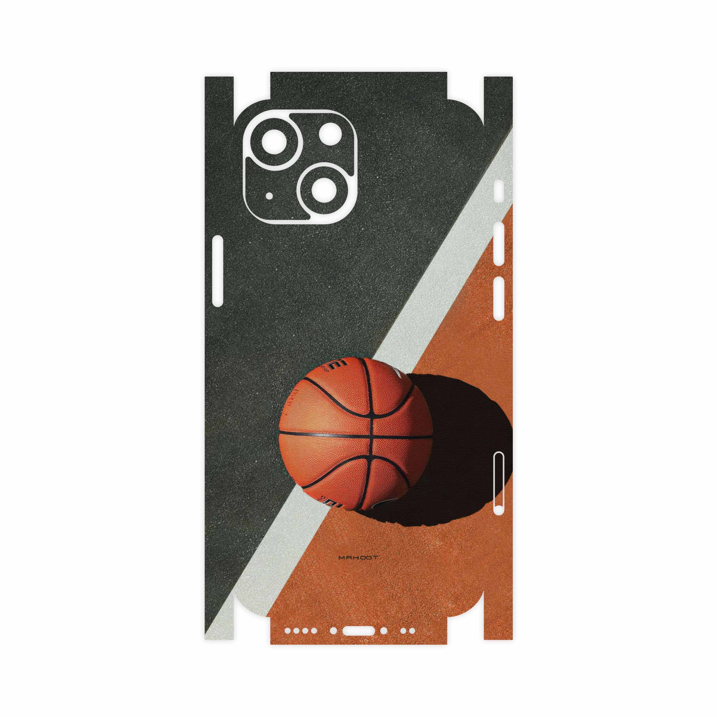 برچسب پوششی ماهوت مدل Basketball-FullSkin مناسب برای گوشی موبایل اپل iPhone 13 Mini