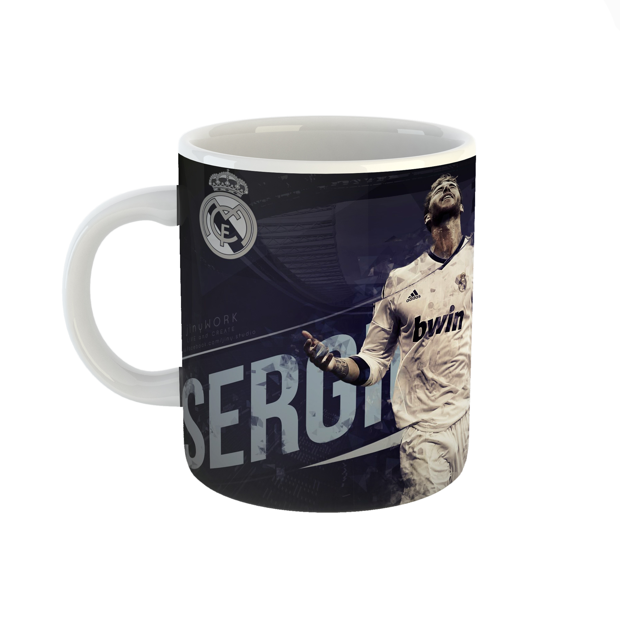 ماگ طرح sergio ramos کد 2334