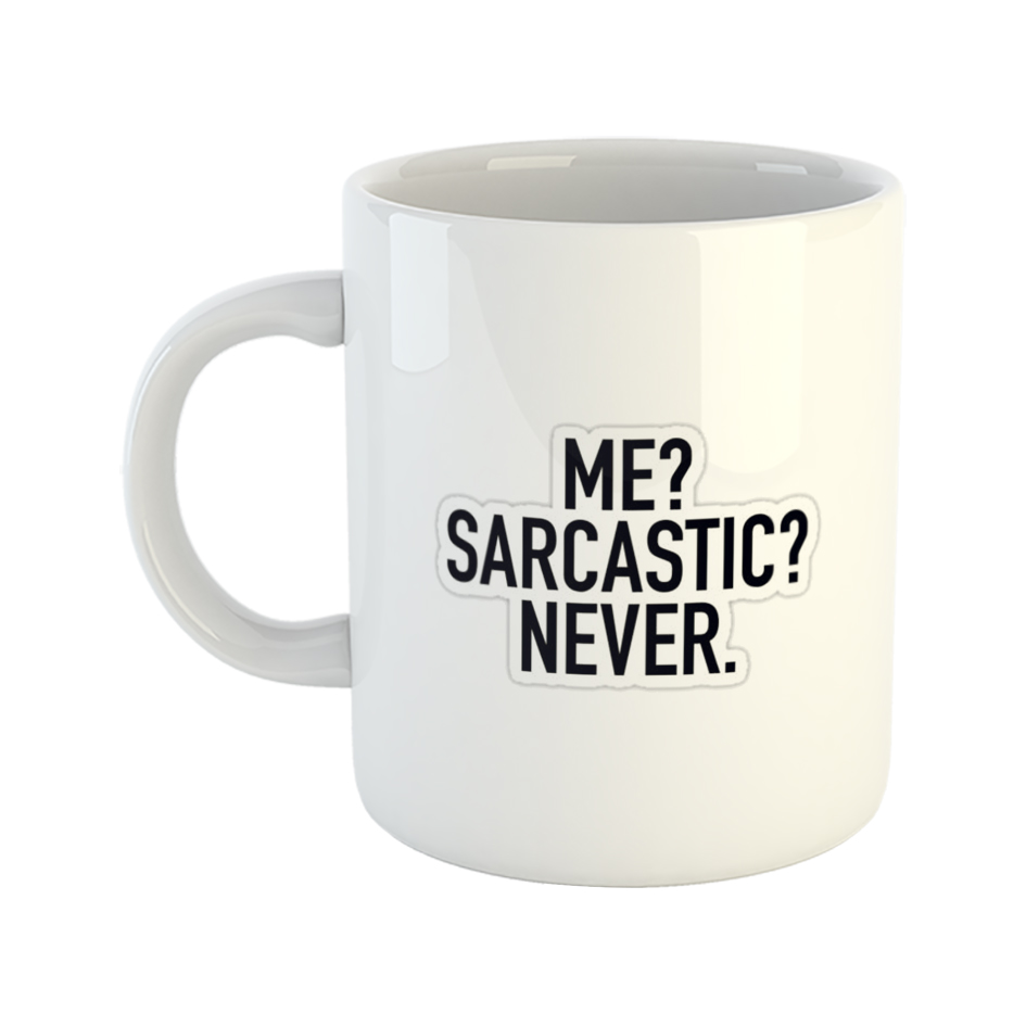 ماگ طرح نوشته مدل SARCASTIC