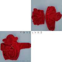 ست هودی و شلوار رنگ قرمز واحه 50