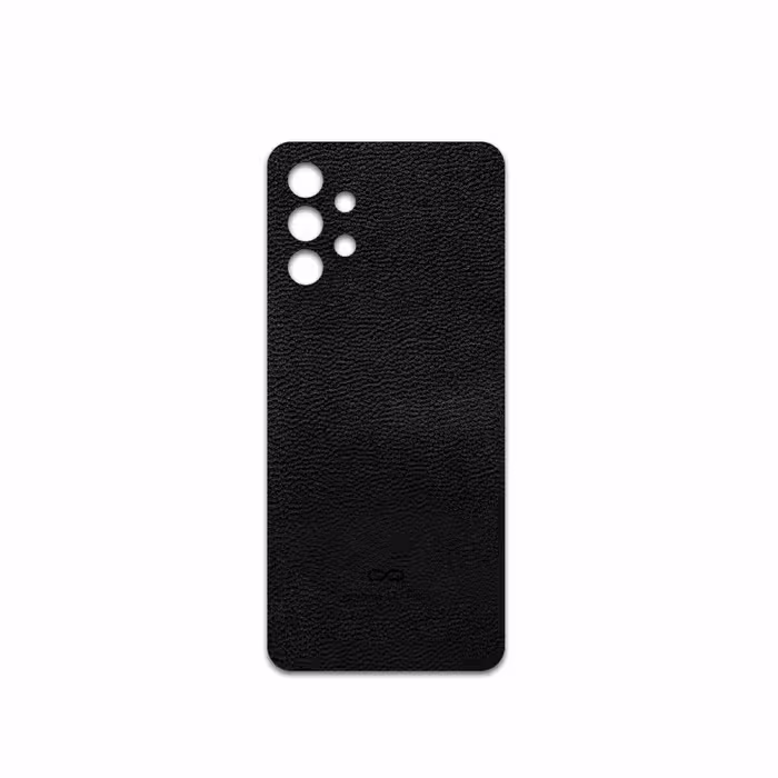 برچسب پوششی ماهوت مدل Black-Leather مناسب برای گوشی موبایل سامسونگ Galaxy A32 4G