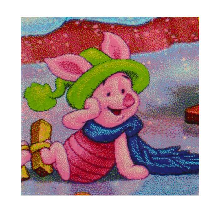 فرش ماشینی افرند طرح کودک مدل خرس پو کد 121