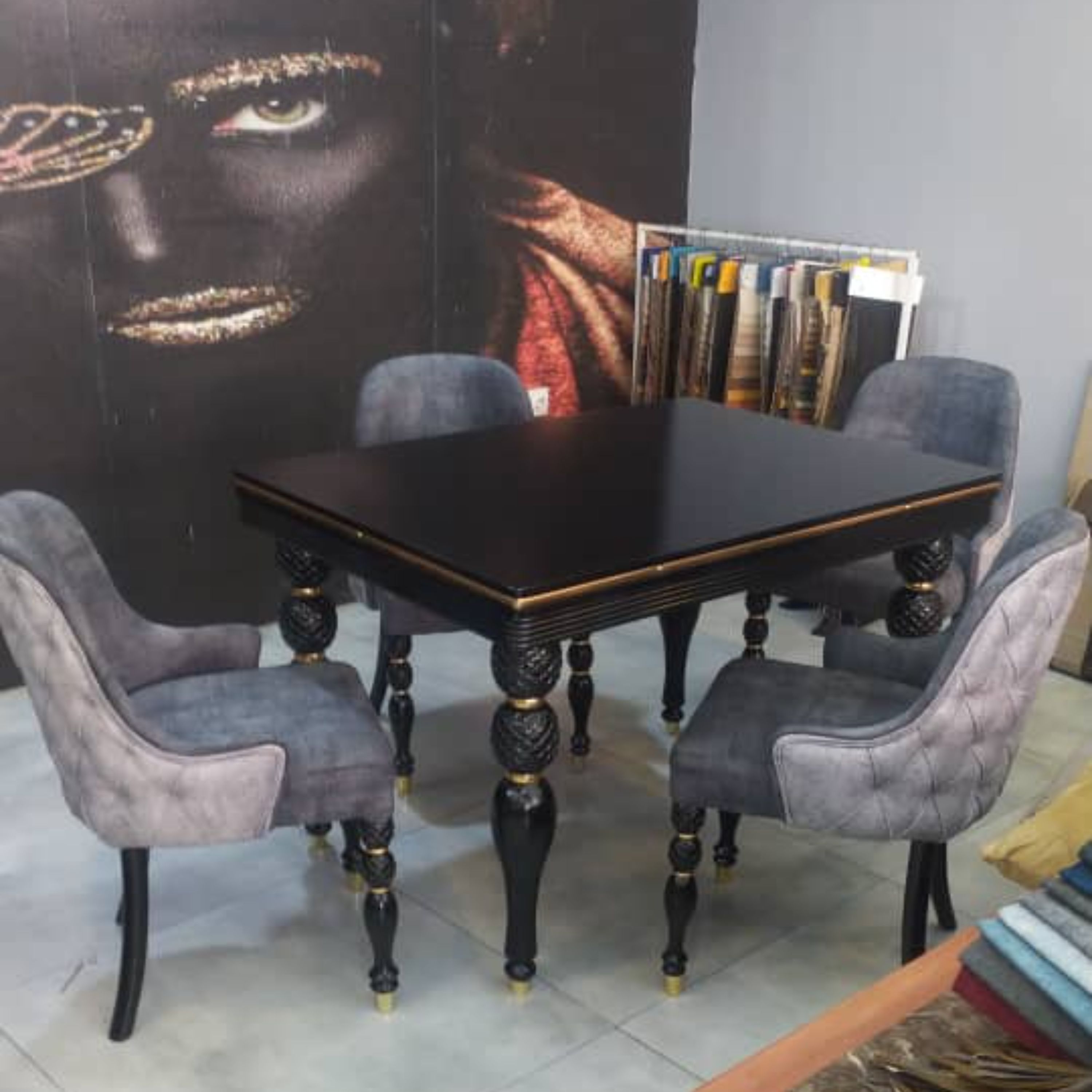 میز غذاخوری 4 نفره النا(باربری پس کرایه)