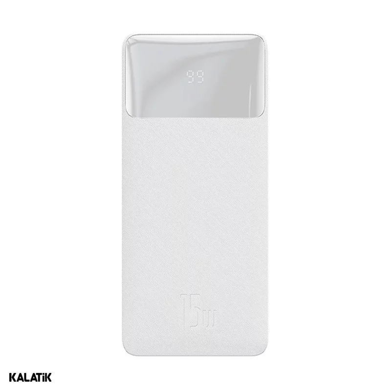 پاور بانک 15 وات باسئوس مدل Bipow ظرفیت 20000 میلی آمپر ساعت