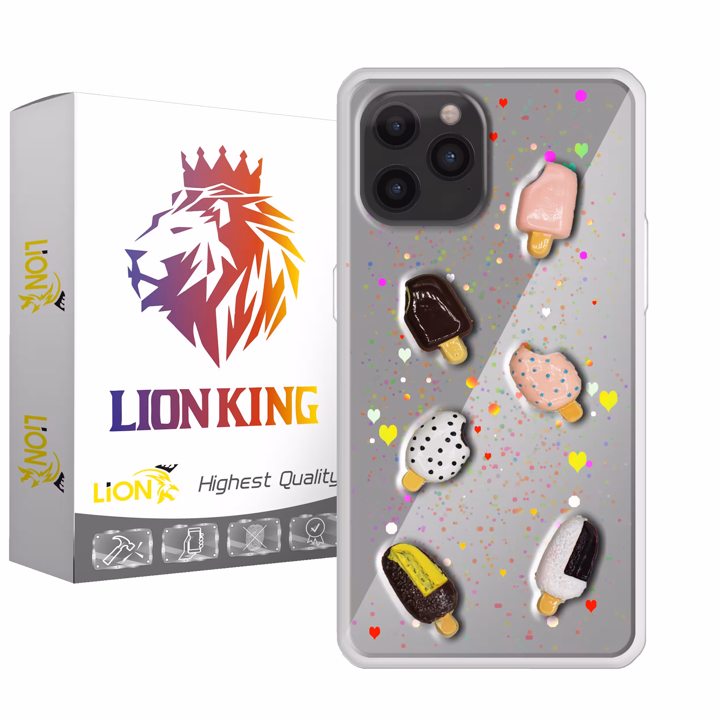 کاور لاین کینگ مدل icecrime مناسب برای گوشی موبایل اپل iPhone 12 Pro Max