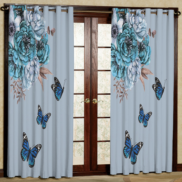 پرده مدل پانچی کد 5485 سایز 280x140 سانتی متر