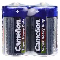 باتری دوتایی بزرگ Camelion Super Heavy Duty D شرینک