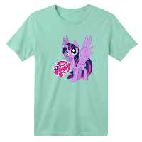 تی شرت آستین کوتاه بچگانه مدل اسب شاخدار رنگ سبز روشن