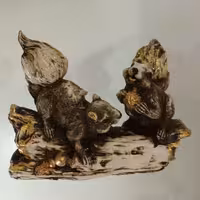 مجسمه سنجاب بازیگوش 2 عددی